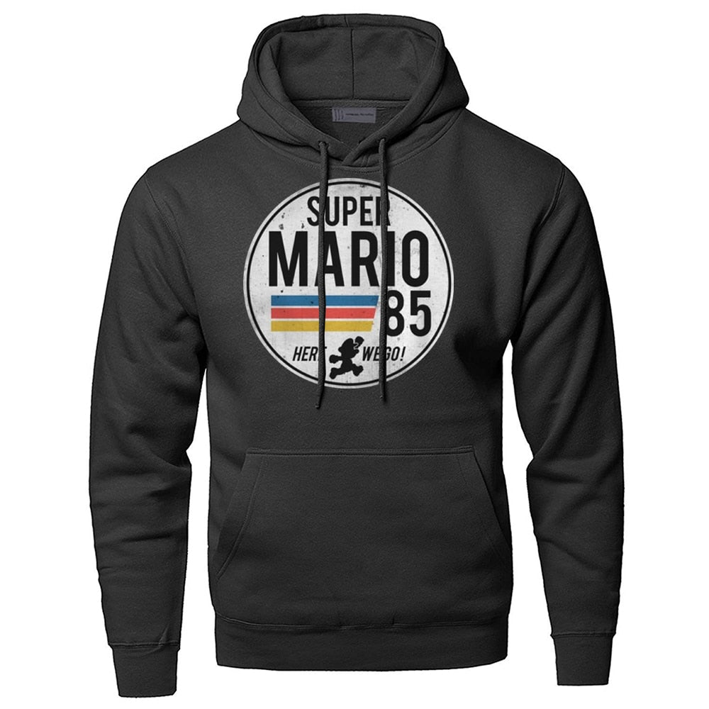 Super Mario Men Hooded Sweatshirt