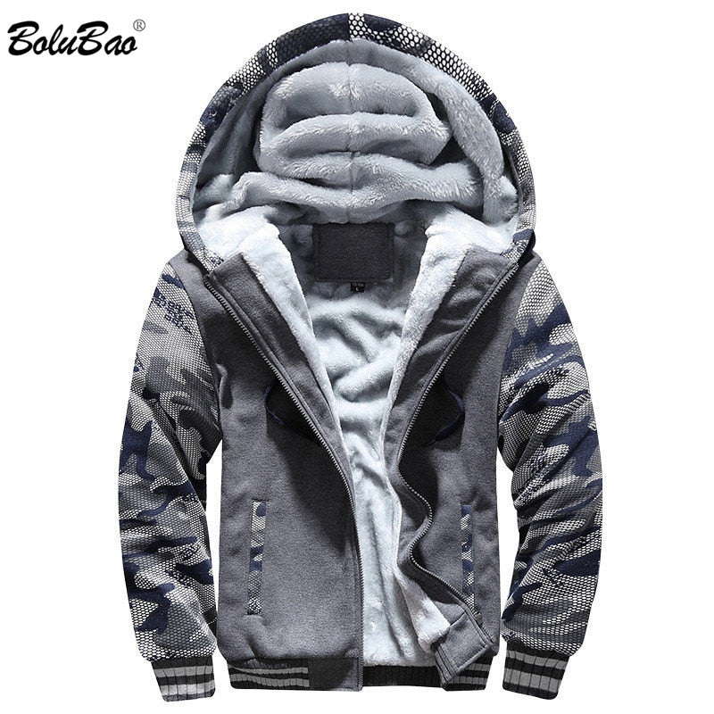 Winter Men Casual Hooded Sweatshirts