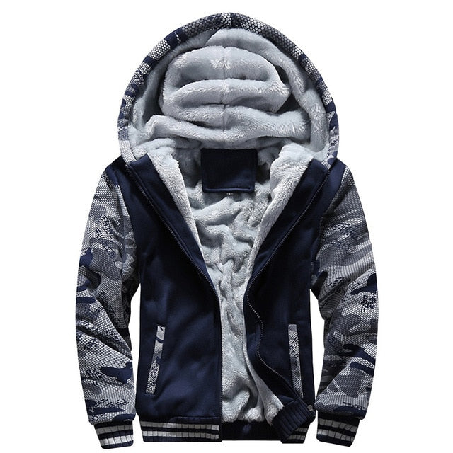 Winter Men Casual Hooded Sweatshirts