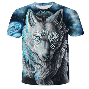 Lovers Wolf Printed T shirts