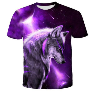 Lovers Wolf Printed T shirts