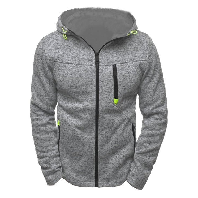 Men's Cardigan Hooded Coat