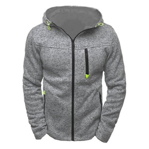 Men's Cardigan Hooded Coat