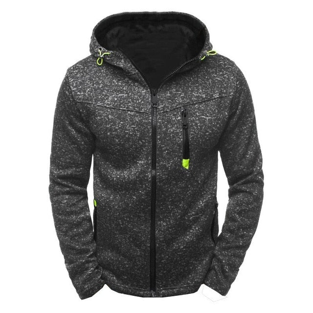 Men's Cardigan Hooded Coat