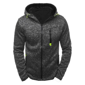 Men's Cardigan Hooded Coat