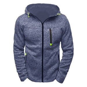 Men's Cardigan Hooded Coat