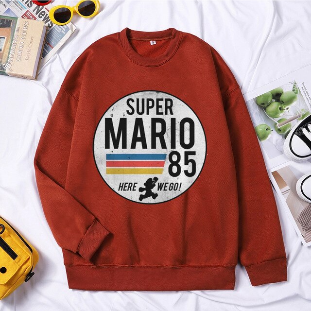 Super Mario Men Hooded Sweatshirt