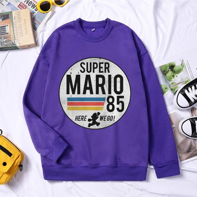 Super Mario Men Hooded Sweatshirt